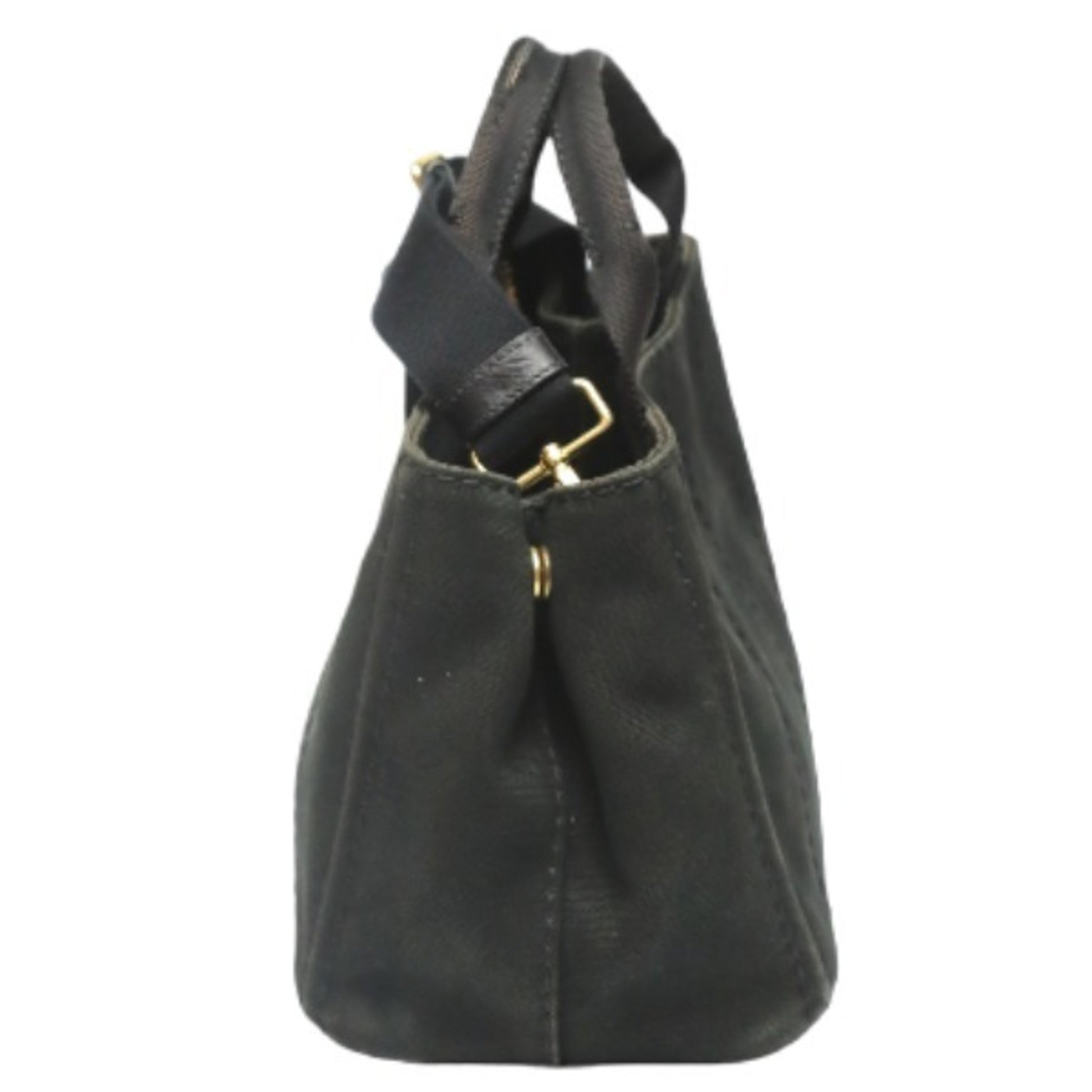 Prada Canapa, Black, Denim - Jeans, tote