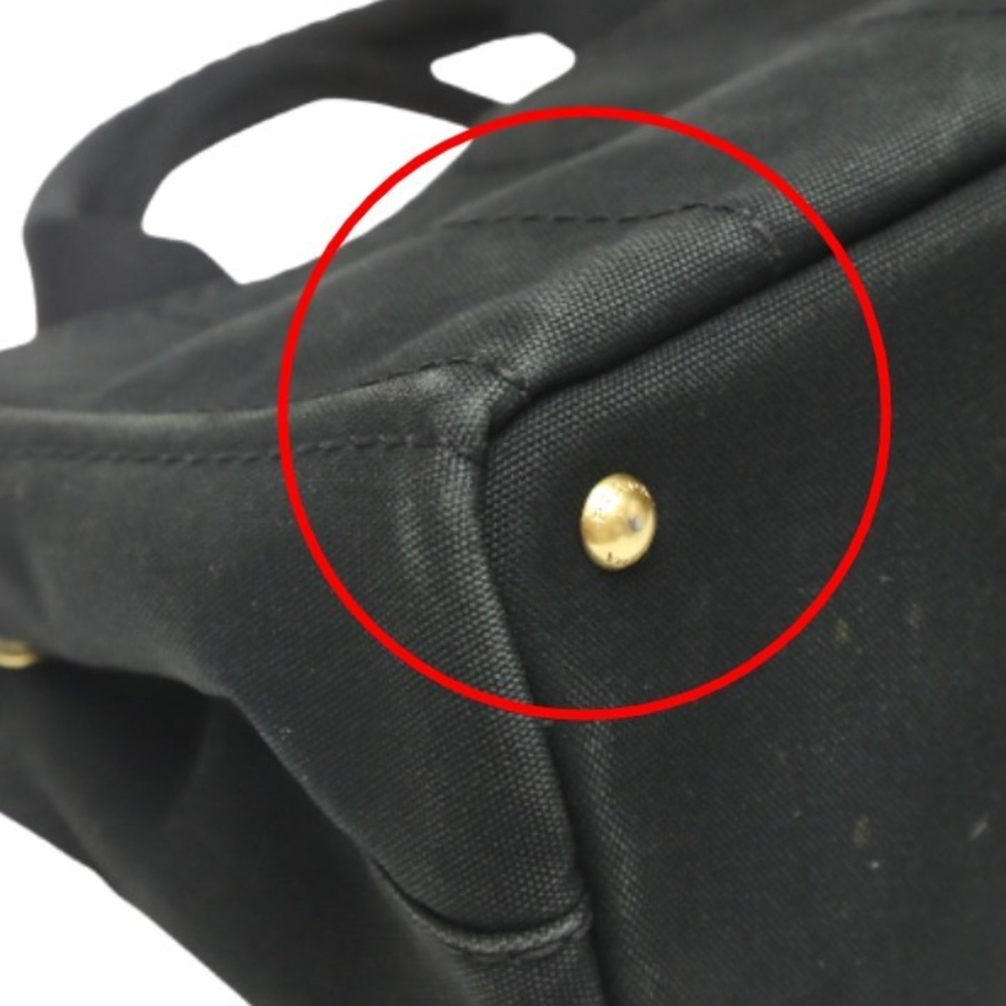 Prada Canapa, Black, Denim - Jeans, tote