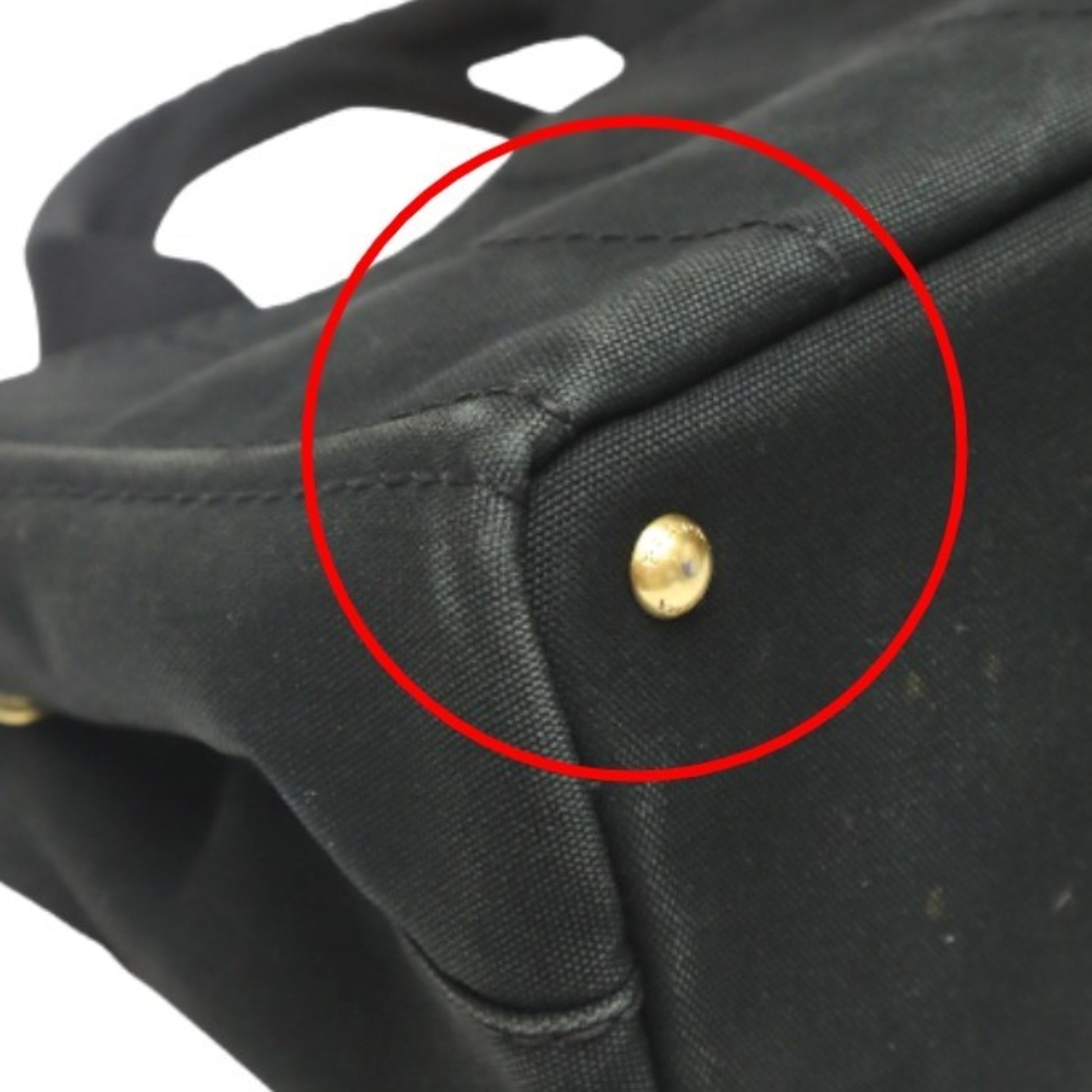 Prada Canapa, Black, Denim - Jeans, tote