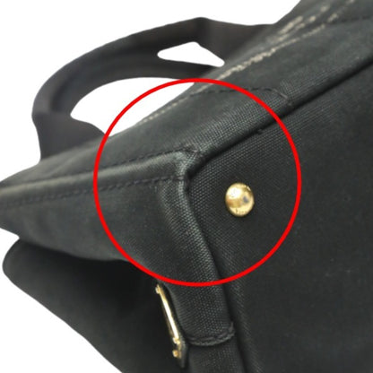 Prada Canapa, Black, Denim - Jeans, tote