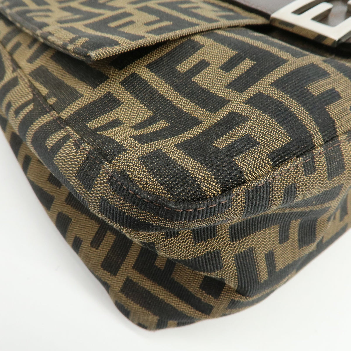 Fendi Fendi mamma baguette Monogram Canvas, Brown, Canvas, Handbag