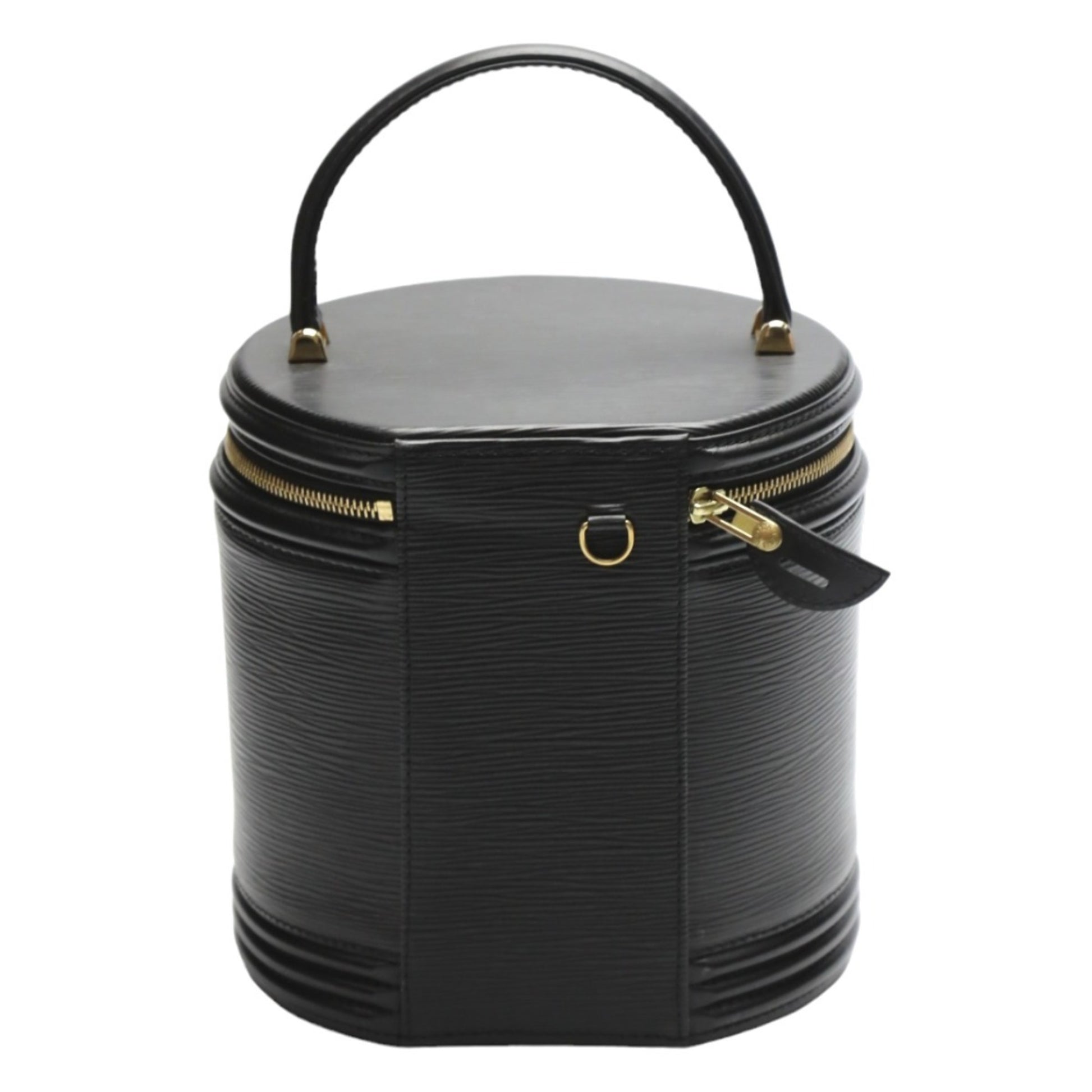 Louis Vuitton Cannes, Black, Leather, handbag