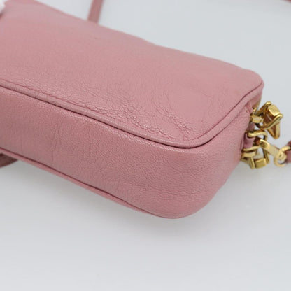 Miu Miu Vintage Leather, Pink, Leather, Handbag