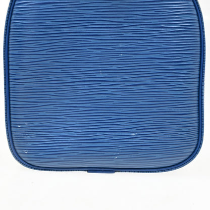 Louis Vuitton Speedy Epi, Blue, Leather, Handbag
