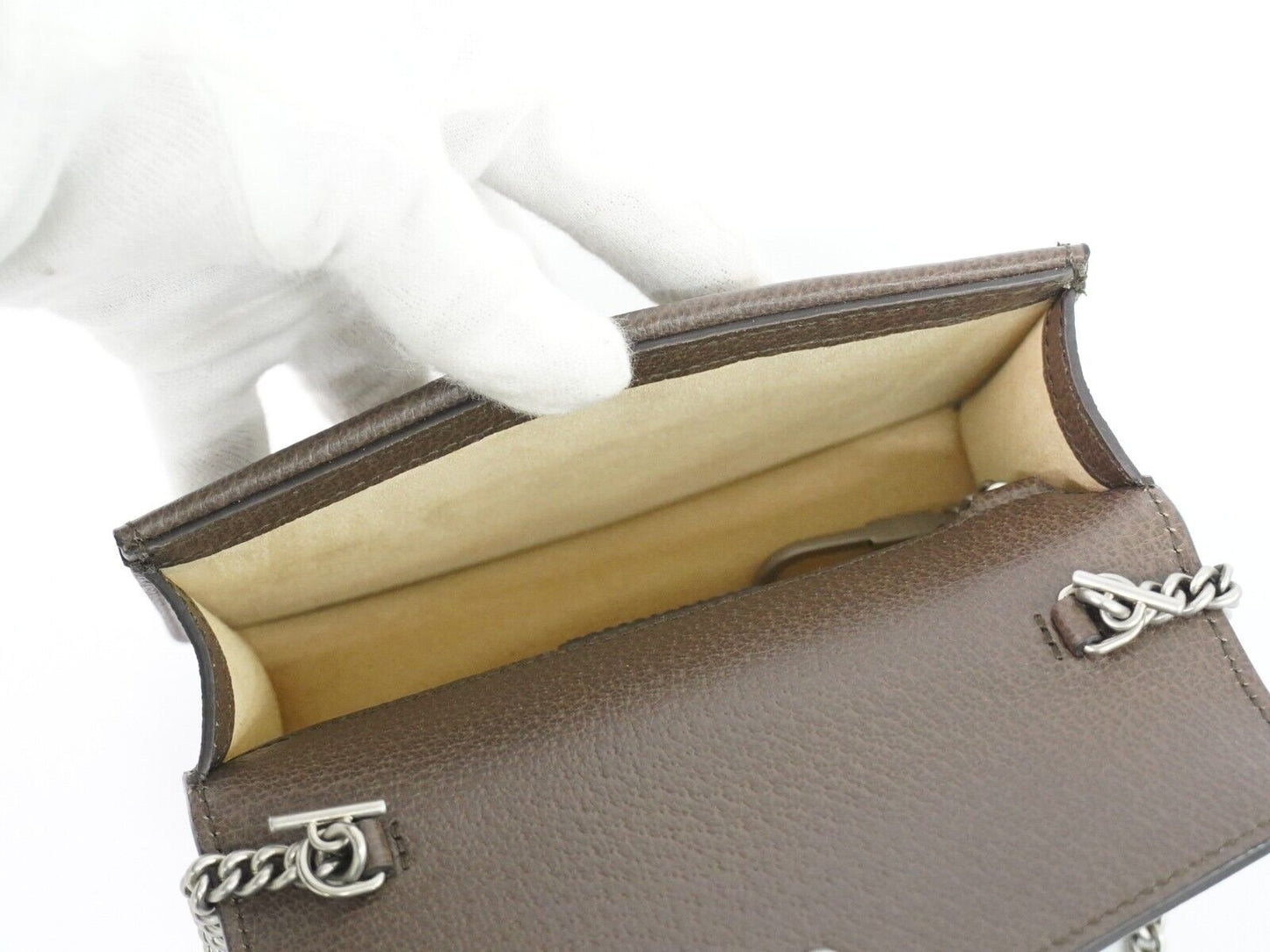 Gucci Dionysus Flap Messenger Bag Shearling, BEIGE, CANVAS, Crossbody bag