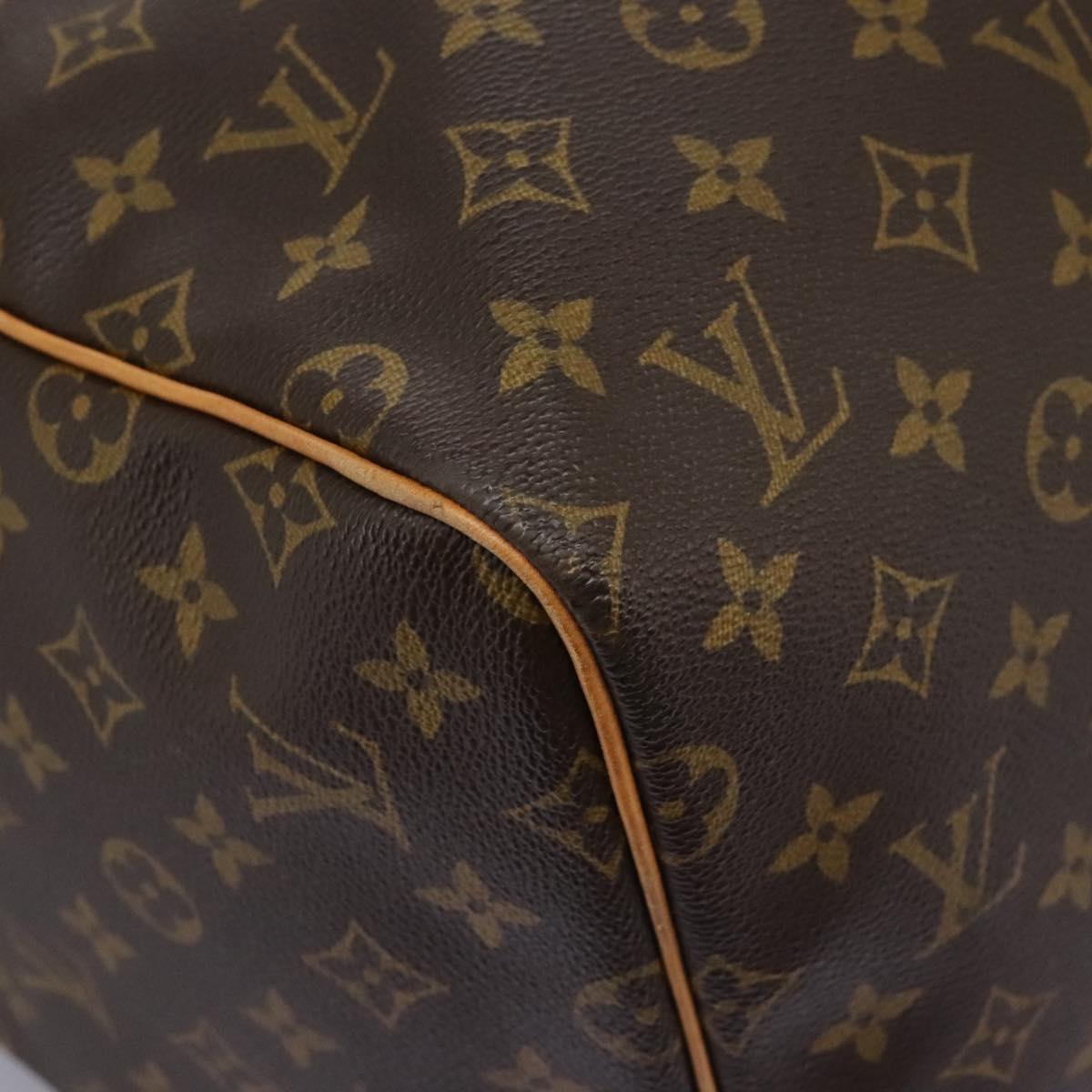 Louis Vuitton Keepall Bag Monogram Canvas, BROWN, CANVAS, Travel bag