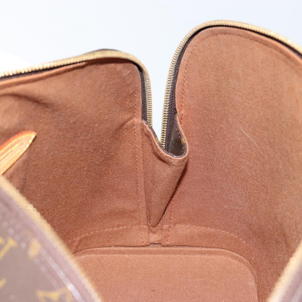 Louis Vuitton Alma Handbag Monogram Canvas, BROWN, CANVAS, Handbag