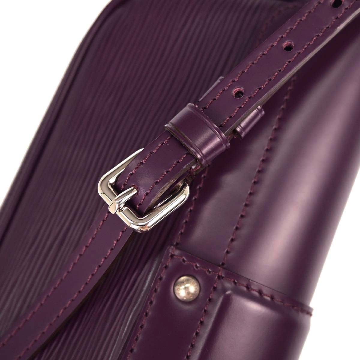 Louis Vuitton Montaigne Clutch Epi Leather, Purple, Leather, Clutch