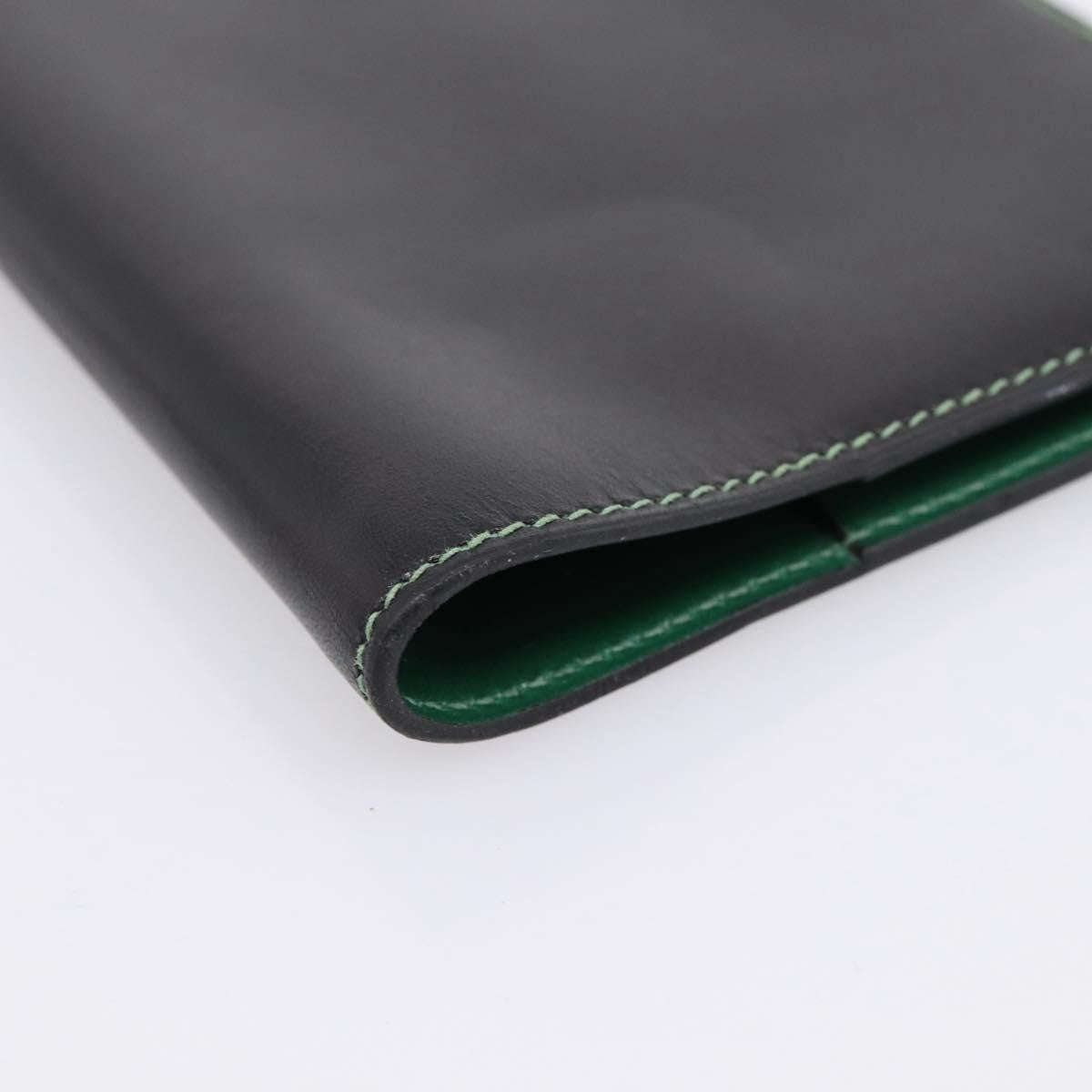Hermes Simple Agenda Cover Leather, Black, Leather, Briefcase