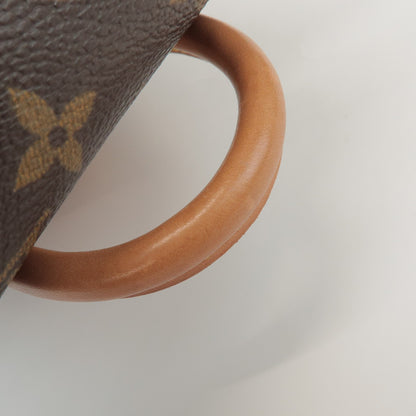 Louis Vuitton Vintage Montsouris Monogram Canvas, Brown, Canvas, Backpack