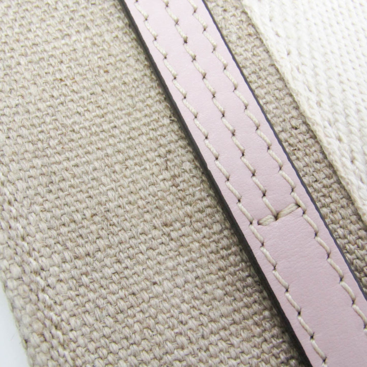 Chloé Woody, Beige, Canvas, tote