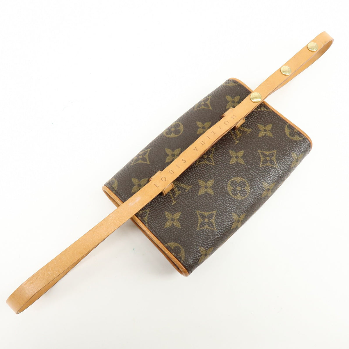 Louis Vuitton Florentine Waist Monogram Canvas, Brown, Canvas, Handbag
