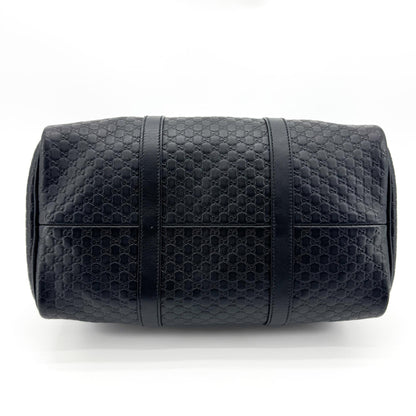 Gucci Joy Boston Microguccissima Leather, Black, Leather, Handbag