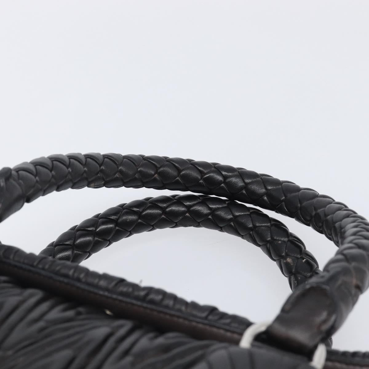 Prada Flap Chevron Nappa, Black, Leather, Shoulder Bag
