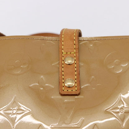 Louis Vuitton Reade Monogram Vernis, Beige, Patent Leather, Handbag
