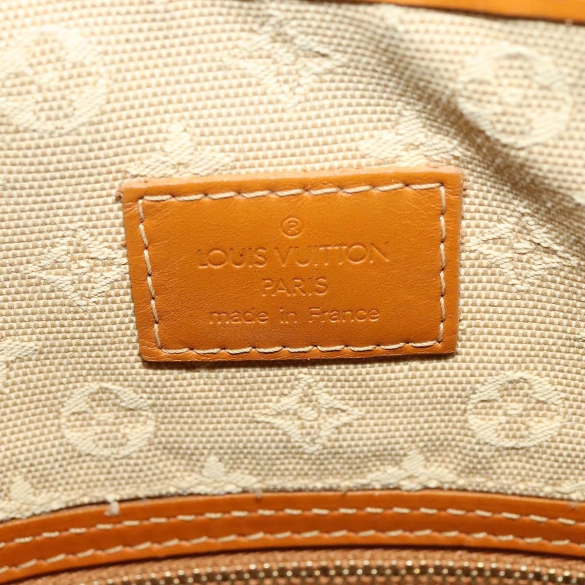 Louis Vuitton Mary Kate Messenger Mini Lin, Beige, Canvas, Handbag