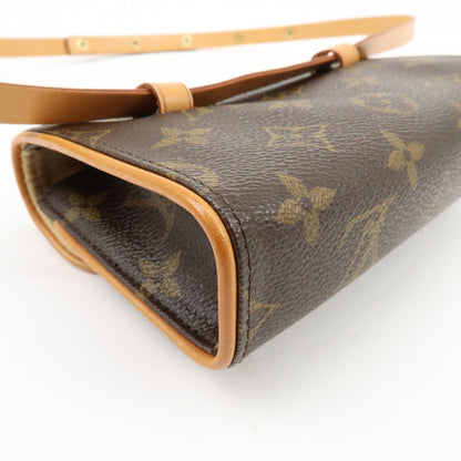Louis Vuitton Florentine Waist Monogram Canvas, Brown, Canvas, Handbag