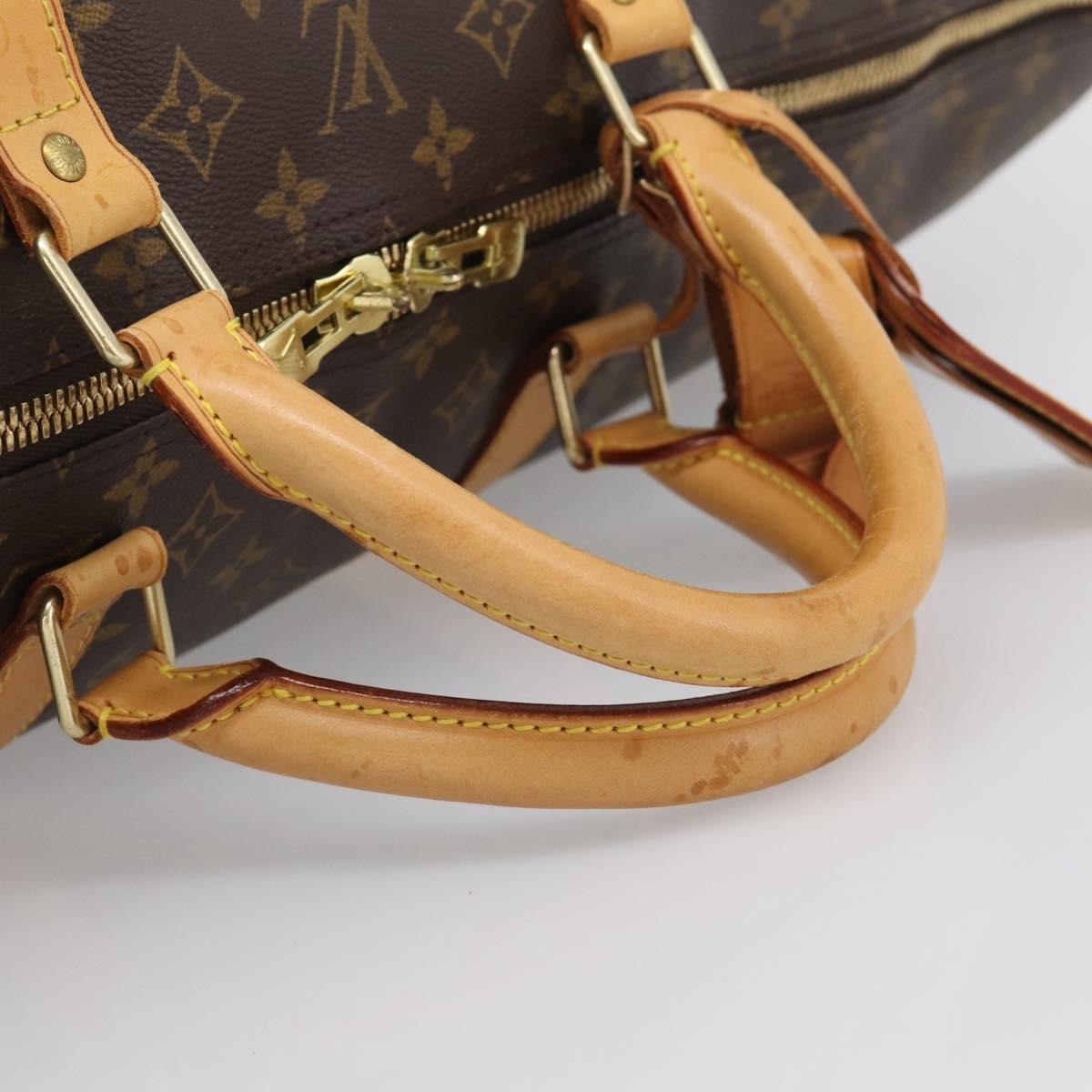 Louis Vuitton Keepall Bandouliere Monogram Canvas, Brown, Canvas, Travel Bag