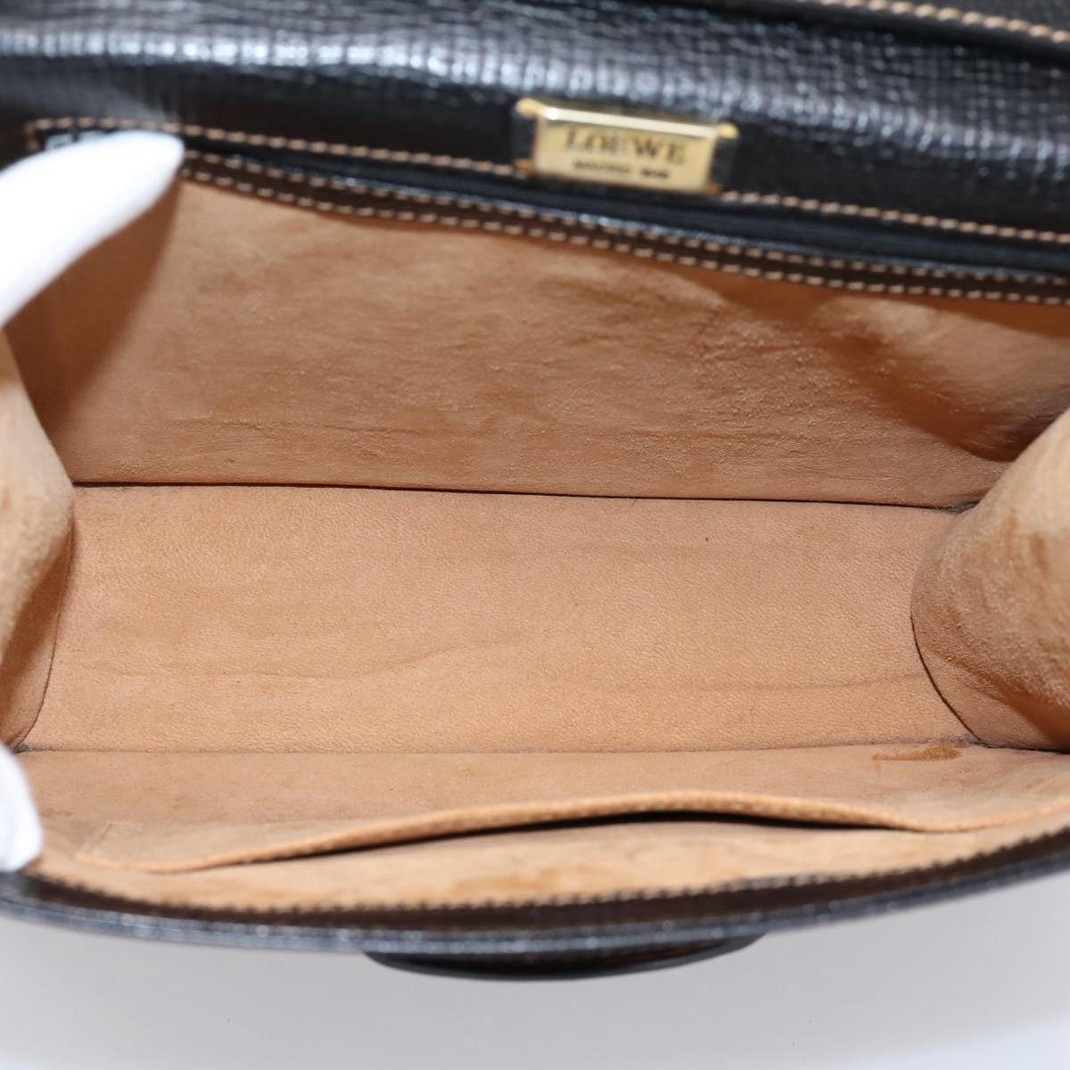 Loewe Barcelona Leather, Black, Leather, Shoulder Bag