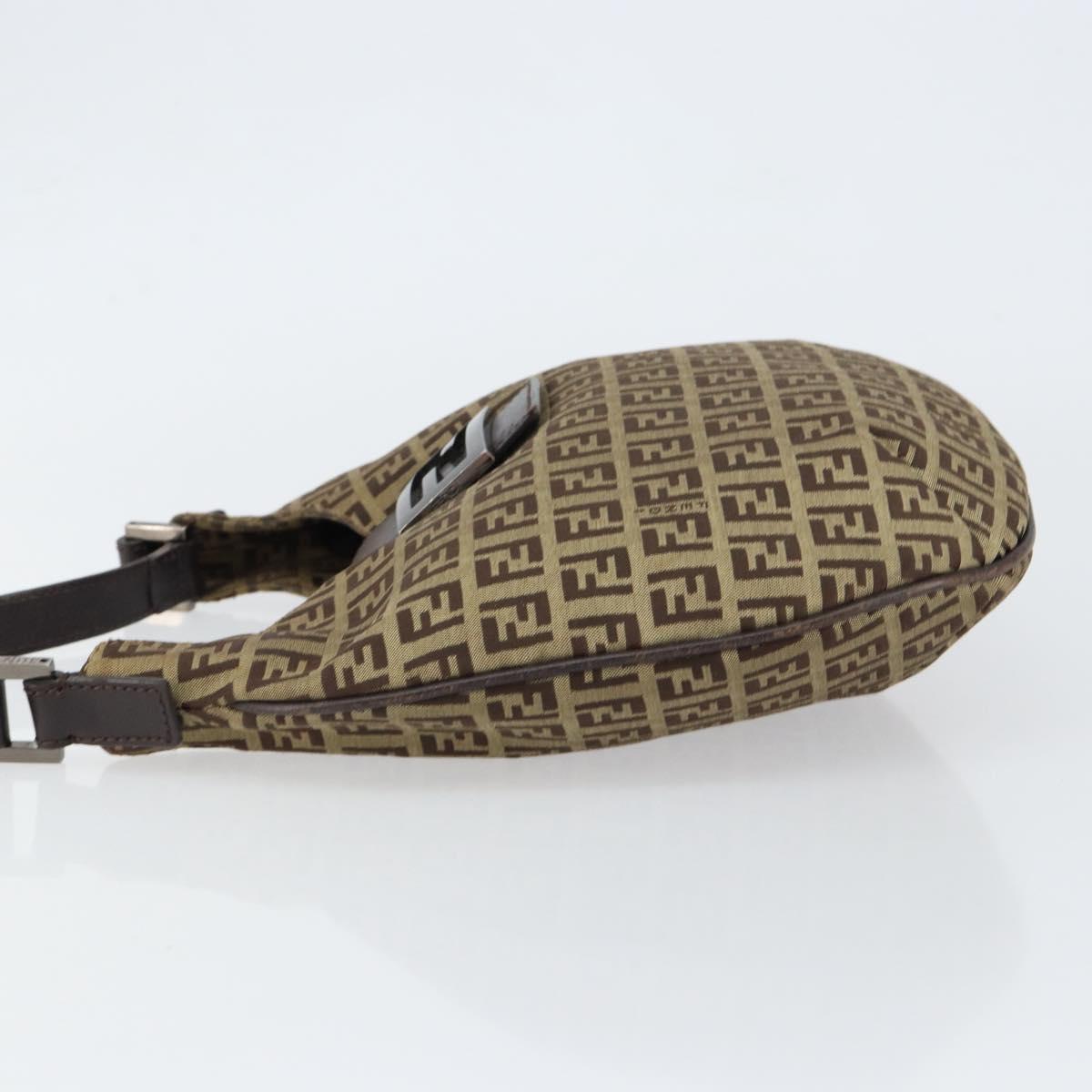 Fendi Mamma Baguette Zucca canvas, BROWN, CANVAS, Handbag