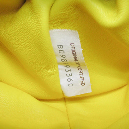 Bottega Veneta The Wave Twisted Chenille, Yellow, Textile, Clutch