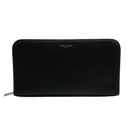 Saint Laurent, Black, Leather, wallet