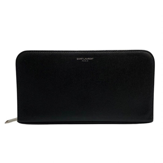Saint Laurent, Black, Leather, wallet