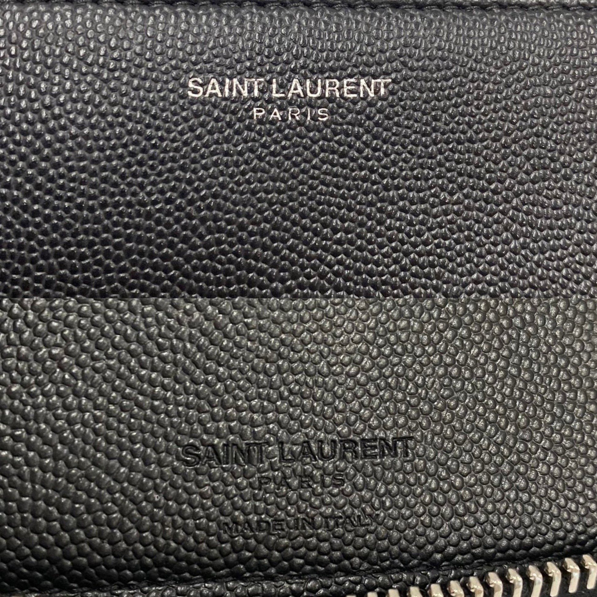 Saint Laurent, Black, Leather, wallet
