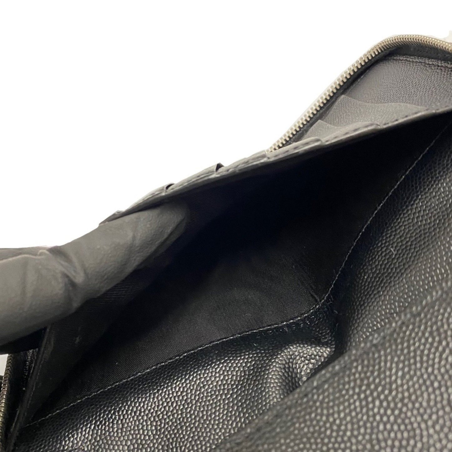 Saint Laurent, Black, Leather, wallet