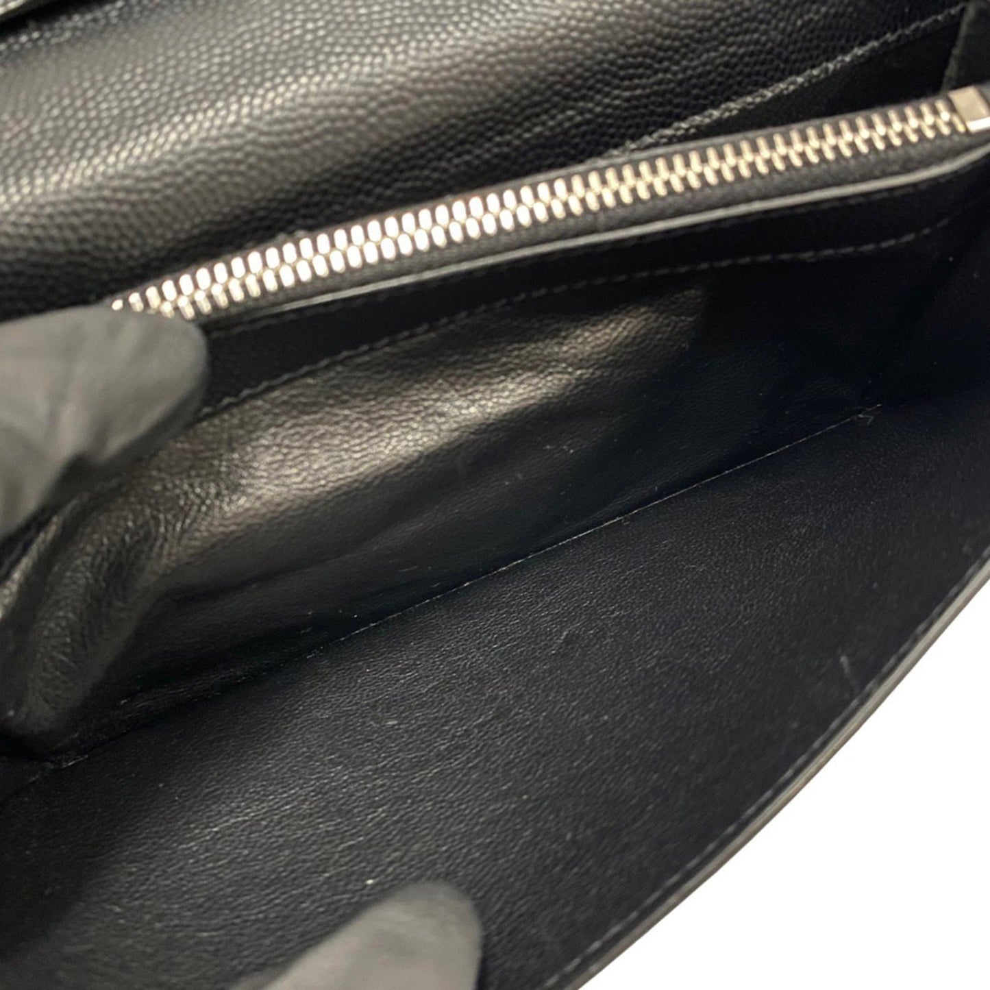 Saint Laurent, Black, Leather, wallet