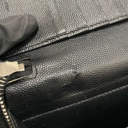 Saint Laurent, Black, Leather, wallet