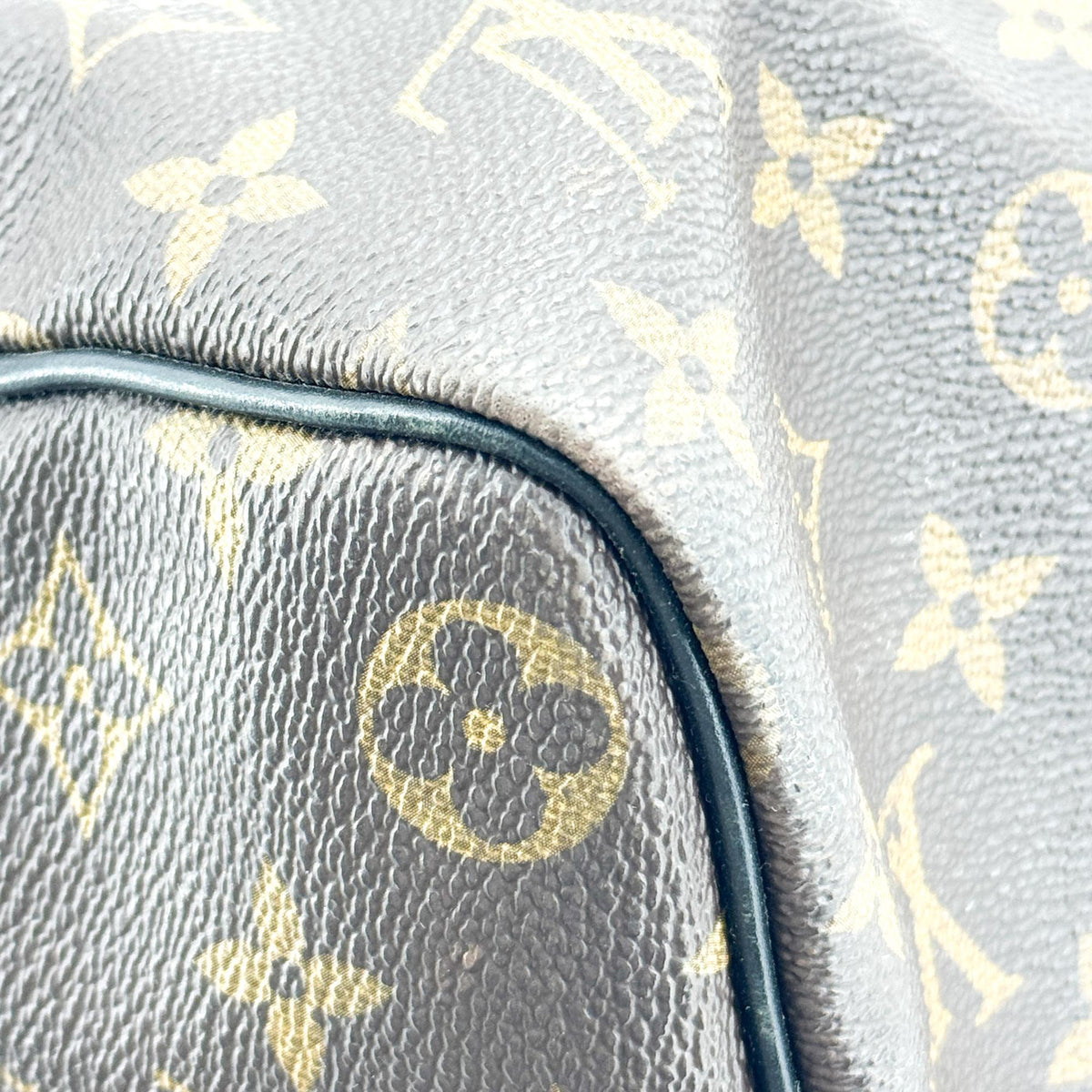 Louis Vuitton Keepall Bandouliere Macassar Monogram Canvas, Brown, Canvas, Travel Bag