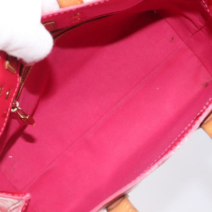 Louis Vuitton Reade Monogram Vernis, Pink, Patent Leather, Handbag