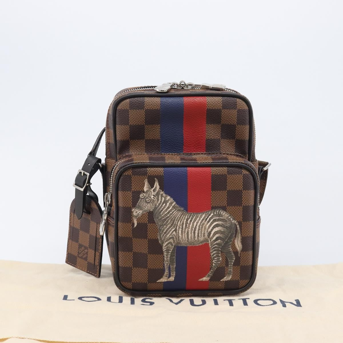 Louis Vuitton Amazone Limited Edition Chapman Savane Damier, Brown, Canvas, Handbag