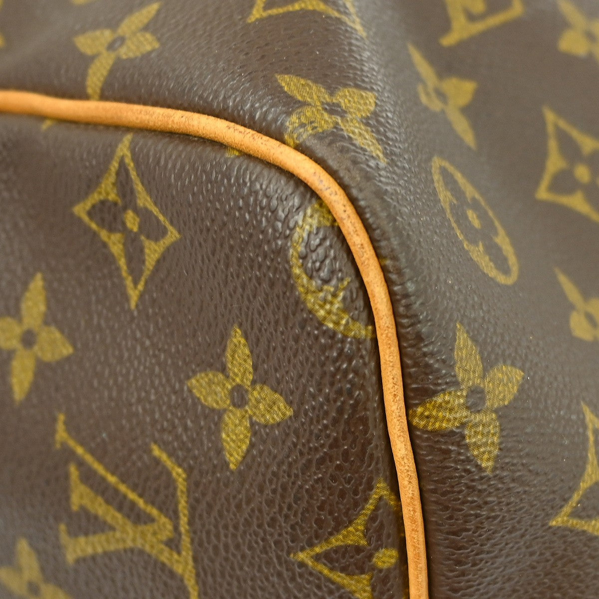 Louis Vuitton Keepall Bandoulière Monogram, Brown, Canvas, Travel Bag