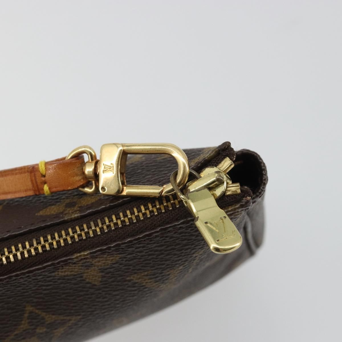 Louis Vuitton Pochette Accessoires NM Monogram Canvas, Brown, Canvas, Clutch