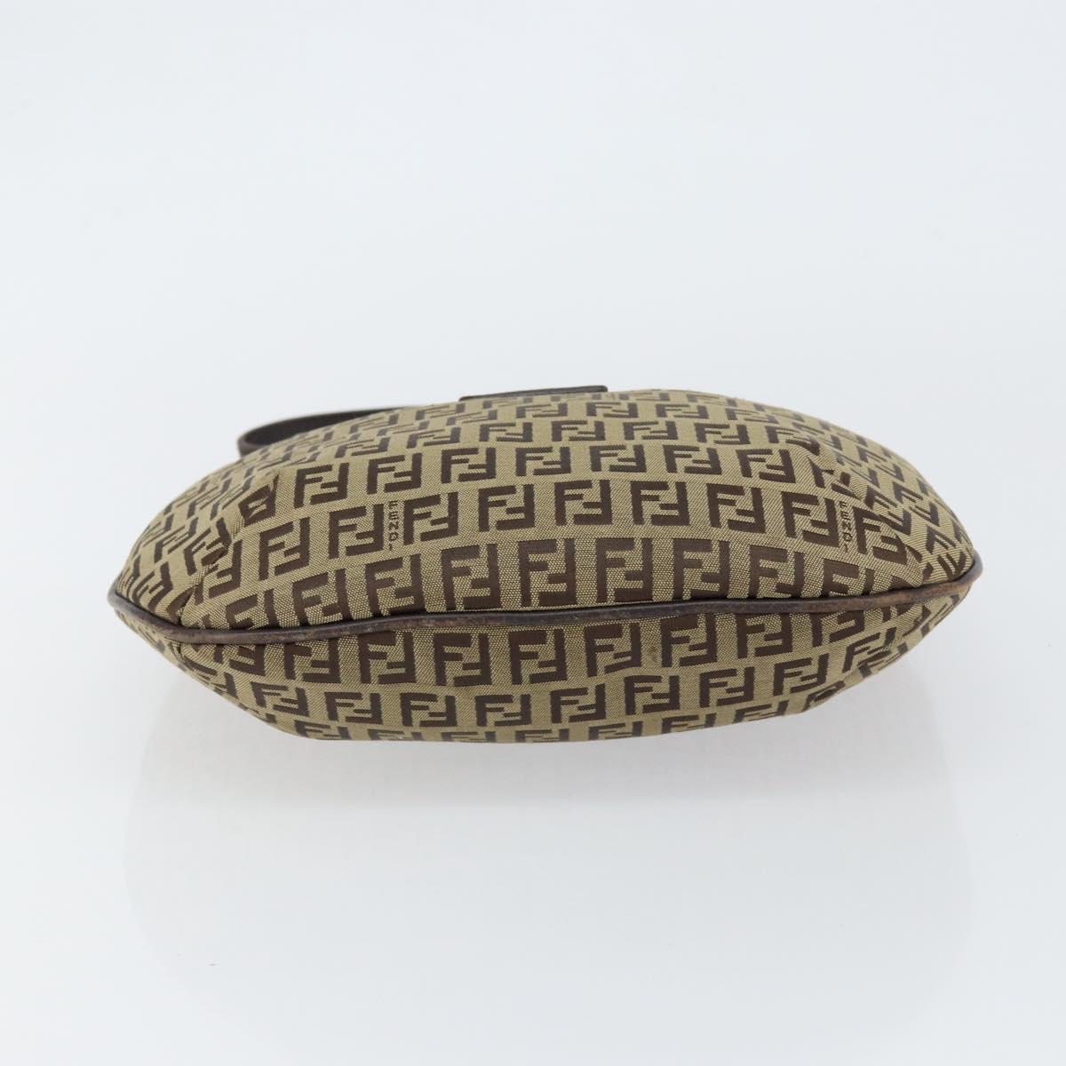 Fendi Mamma Baguette Zucca canvas, BROWN, CANVAS, Handbag