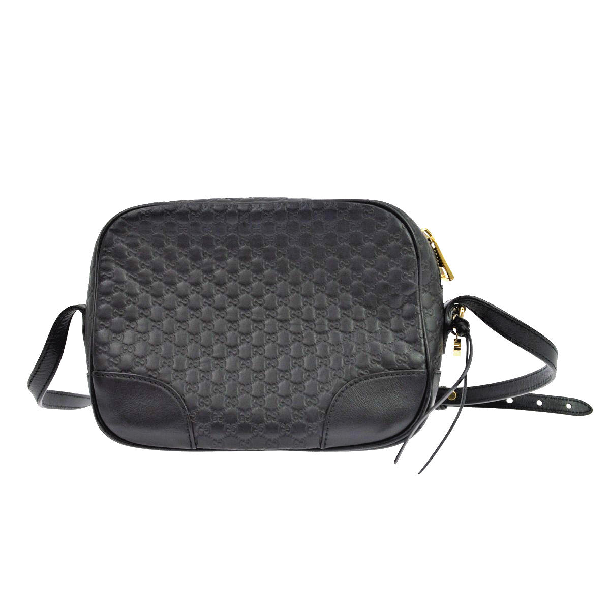 Gucci Bree Disco Microguccissima Leather, Black, Leather, Crossbody Bag