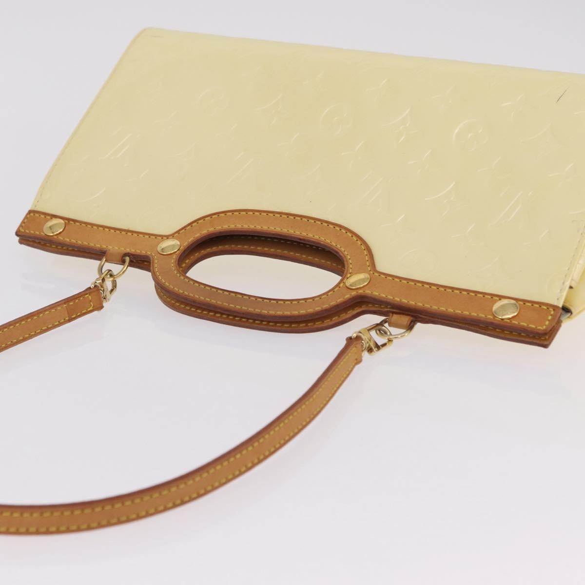 Louis Vuitton Roxbury Drive Monogram Vernis, Beige, Patent Leather, Handbag