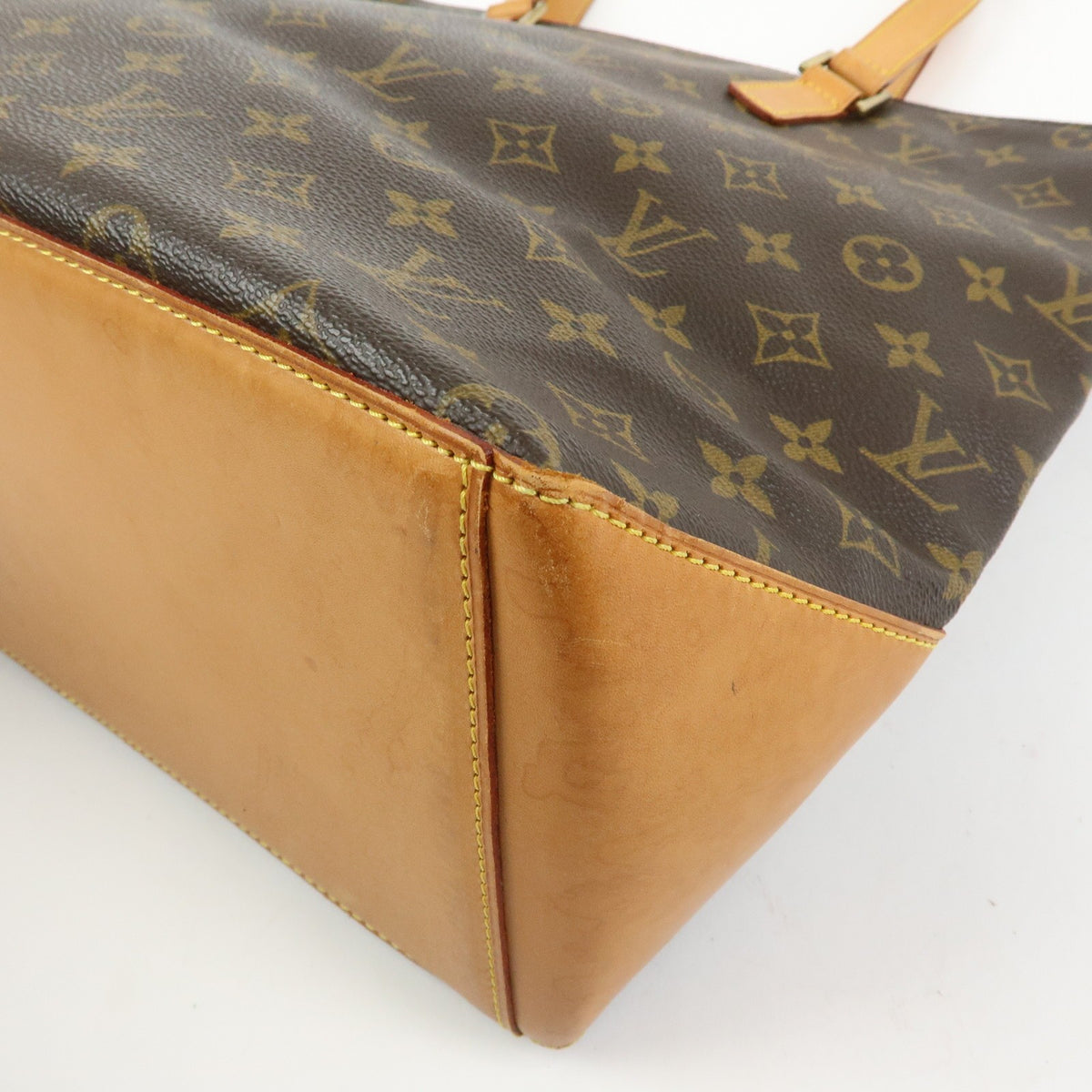 Louis Vuitton Cabas Mezzo Monogram Canvas, Brown, Canvas, Tote Bag