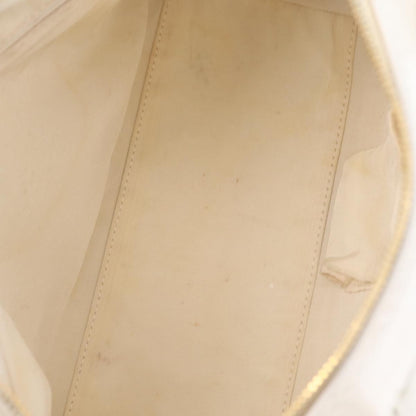 Chanel Vintage CC Zip Around Bowler Quilted Caviar, White, Leather, Handbag