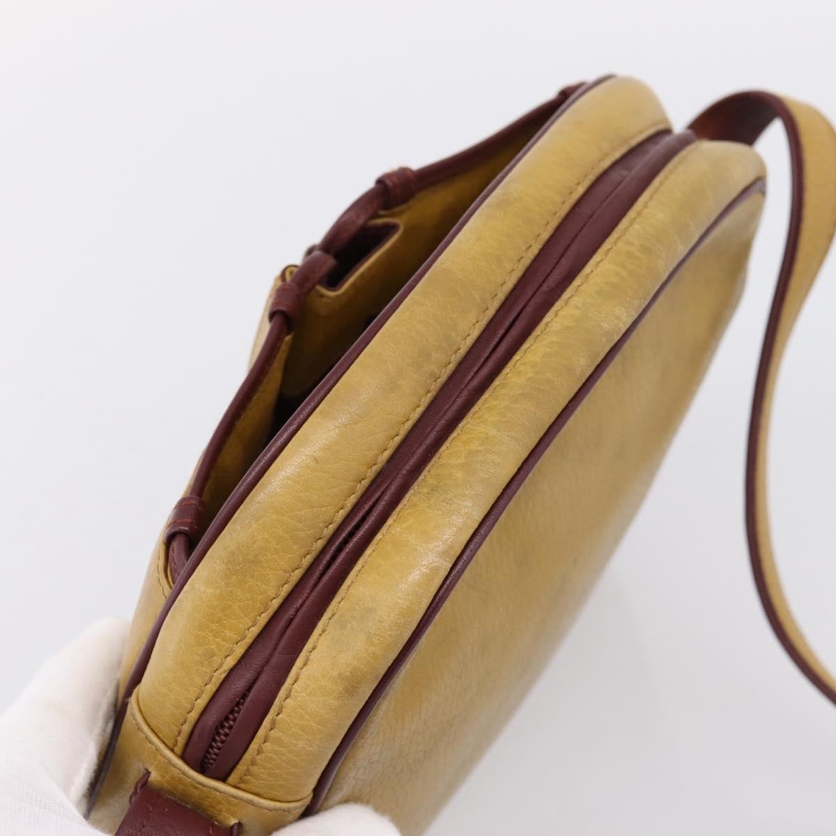 Cartier Tasseled Must de Cartier Leather, Beige, Leather, Shoulder Bag