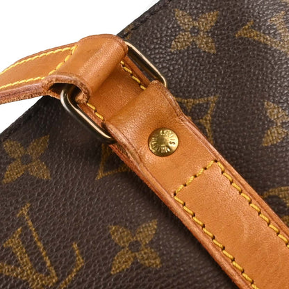 Louis Vuitton Shopping Sac Monogram Canvas, Brown, Canvas, Handbag