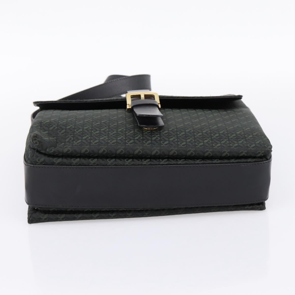 Loewe Vintage Canvas, Green, Canvas, Shoulder Bag