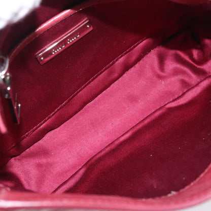 Miu Miu Madras Shoulder Leather, Pink, Leather, Crossbody Bag
