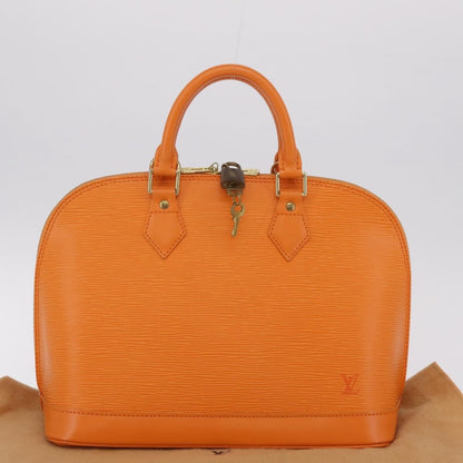 Louis Vuitton Alma Epi Leather, Orange, Leather, Handbag