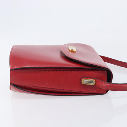 Bally Vintage Leather, Red, Leather, Shoulder Bag