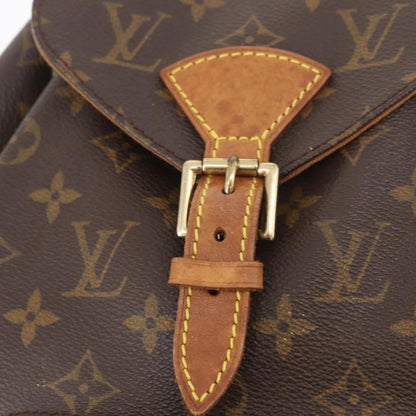 Louis Vuitton Vintage Montsouris Monogram Canvas, Brown, Canvas, Backpack