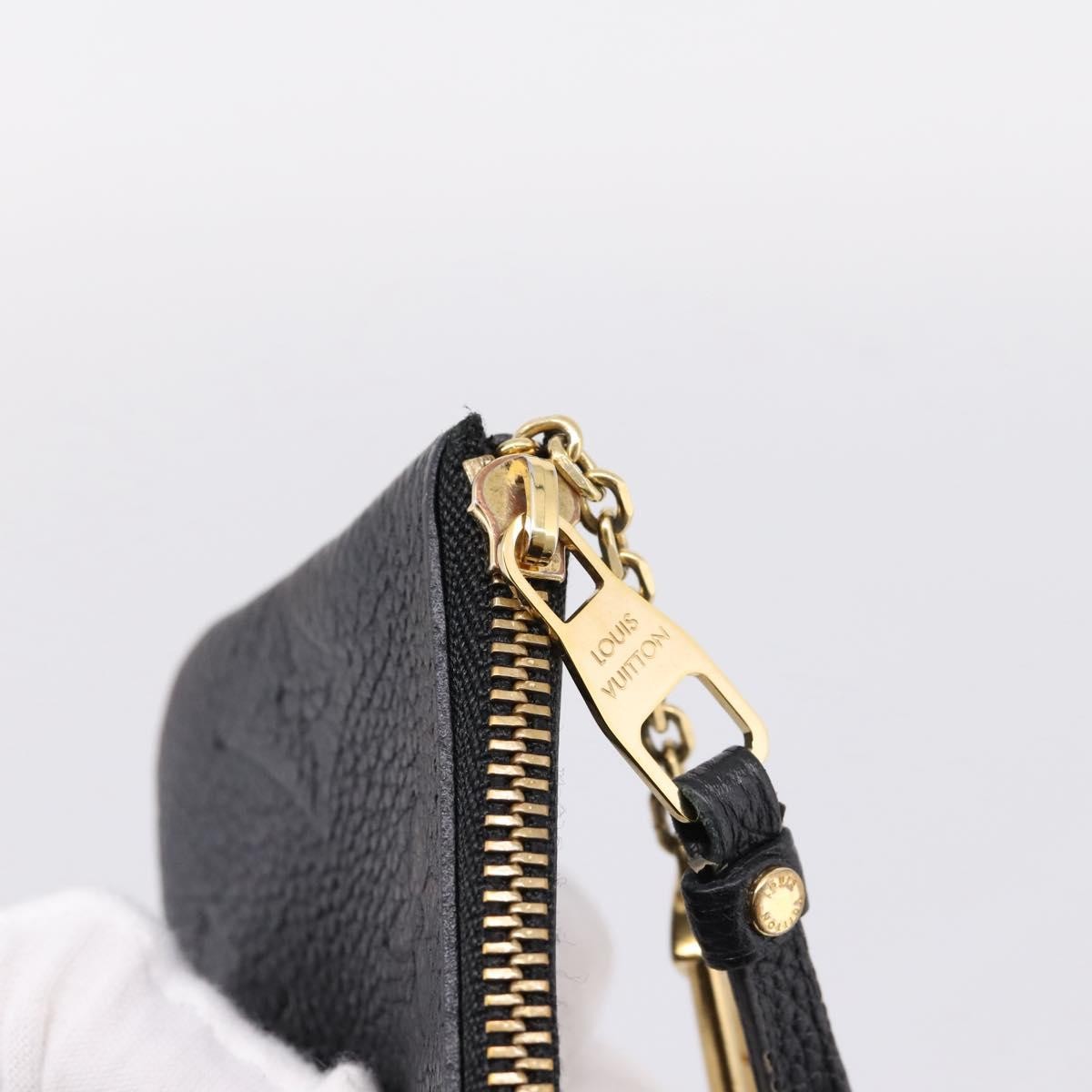 Louis Vuitton Key Monogram Empreinte Leather, Black, Leather, Clutch