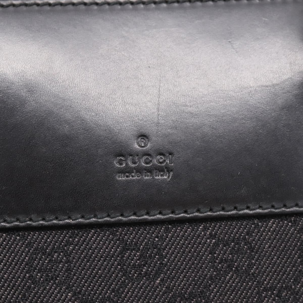 Gucci GG supreme GG Canvas, Black, Canvas, Handbag